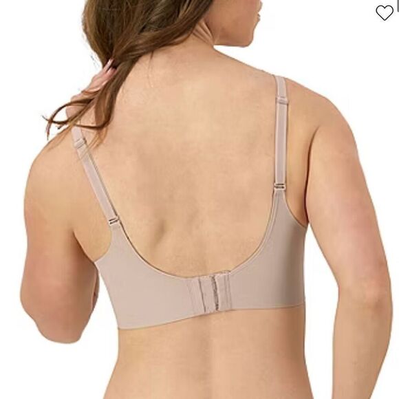 NWOT Maidenform Dreamwire Back Smoothing T-Shirt Bra 38D Nude Full Coverage - Picture 10 of 12